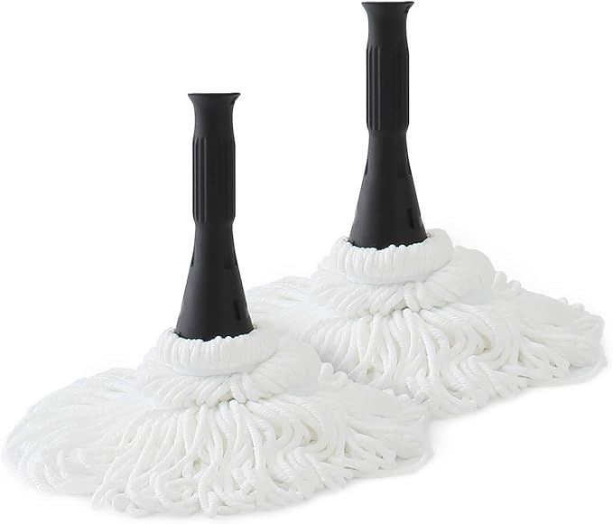 Eyliden Mop Model No.: FZ-02-2020/FZ-02-2019 Replacement Head, 2pcs Microfiber Mop Pads for Eyliden Twist Mops, Floor Cleaning Mops Head(Not Include Handle), Suitable for Any Surfaces (2pack Heads)