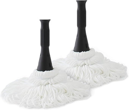Eyliden Mop Model No.: FZ-02-2020/FZ-02-2019 Replacement Head, 2pcs Microfiber Mop Pads for Eyliden Twist Mops, Floor Cleaning Mops Head(Not Include Handle), Suitable for Any Surfaces (2pack Heads)
