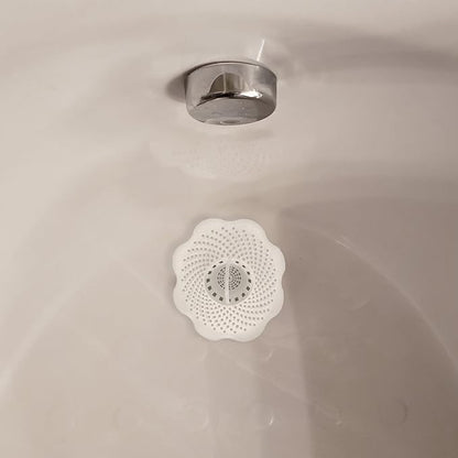 Danco 10306, Tub Protector Hair Cather and Strainer, Hair Drain Clog Prevention Drain Snake, Snare and Auger