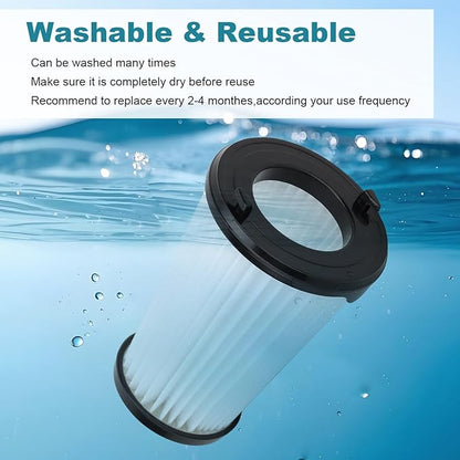 VAF-1 Replacement Filters for Electrolux Ergorapido Stick Vacuum Cleaner Standard and Pet Version PureAdvantage PureAdvantageTM Ergorapido VAF-1 Vacuum Filters, Part # EL65522-5 Pack