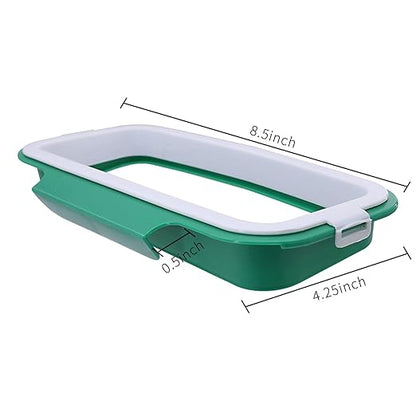 Portable Trash Bag Holder Hanging Kitchen Cupboard Door Back Style Stand Trash Garbage Bags Storage Rack