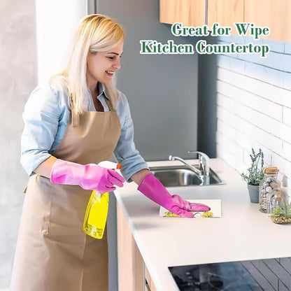 Swedish Dishcloths for Kitchen | 6 Pack Floral Reusable Paper Towels Washable | Swedish Dish Towels | Non-Scratch Cellulose Sponge Cloths | No Odor, Biodegradable Cleaning Cloths, Bohemia