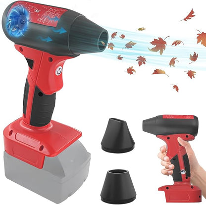 Mini Jet Dry Blower Fan for Milwaukee M18 Battery,130000RPM Electric Air Duster,Rechargeable Cordless Jet Fan Blower for PC, Car and Outing Jobsite (Battery Not Included)