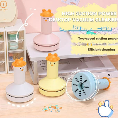 Desktop Vacuum Cleaner Mini,Desktop Vacuum Cleaner,Table Top Vacuum,Desktop Cleaner,Tiny Vacuum,for Picking Up Crumbs,Rubber Crumbs,Pet Hair and Other Tiny Items,Dust On The Table,Keyboards.