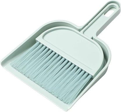 Mini Broom and Dustpan Set, Portable Handheld Sweeper, Portable Mini Hand Broom and Dustpan Combo for Home Table Keyboards Sofa Kitchen