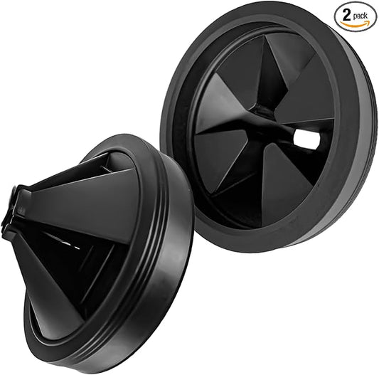 2pcs 3 1/8 Inch Garbage Disposal Sink Baffle Splash Guard, Garbage Disposal Quiet Cover Splash Guard, Quiet Collar Sink Baffle for Moen, Waste King, Whirlaway, GE Disposer