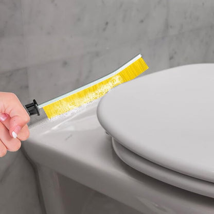 Crevice Cleaning Brush, 3Pcs Hard Bristle Crevice Cleaning Brushes for Household Use, Gap Cleaning Brush, Crevice Brush to Scrub and Clean, Toilet Cleaner Brush, Grout Cleaner Brush
