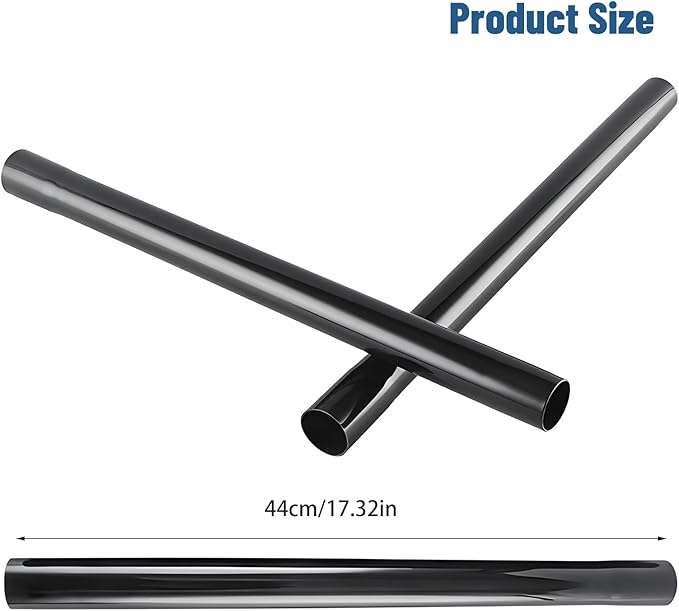 Vacuum Extension Tube Wand Hose Replacement for Eureka 3670M 3670 3680 3670G 3670H 3672 3673 3674 3682 Series Canister Vacuum Attachments and Parts 17inch/44cm -2Pack