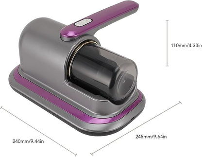 Mattress Vacuum Cleaner, 12Kpa Suction Bed Vacuum Cleaner with UV Light,Handheld Bed Vacuum Cleaner with Smart Dust Sensor, HEPA Filter, Effectively Cleans Bedding, Sofas, Carpets