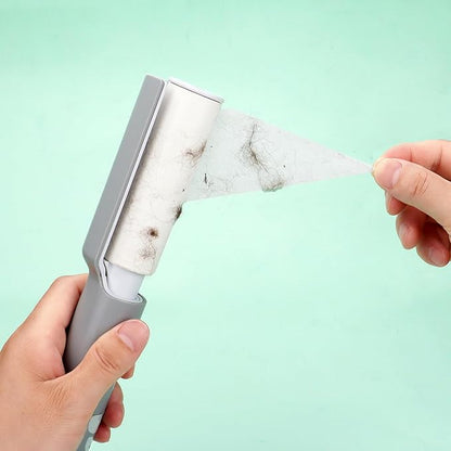 4'' Lint Plus Roller Refills Only Compatible with Flint Plus XL Retractable Lint Remover & Pet Hair Roller for Clothes Extra Sticky 90 Sheets Each Refill Total 360 Sheets (Travel Size)