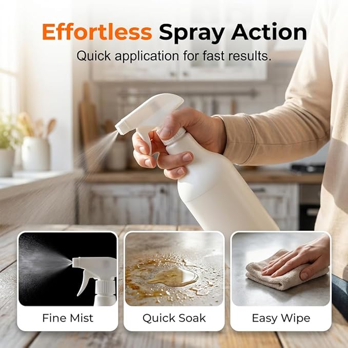Kitchen Cleaner Spray, Heavy Duty Oil Stain Remover, Multi-Purpose Household Cleaner for Cooktop, Oven, Stove, Range Hood, Fast Grease Cleaning, 100ml/3.38 Fl.Oz (3)