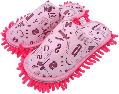 Selric Super Chenille Microfiber Washable Mop Slippers Shoes, Detachable Mopping Shoes, Floor Dust Dirt Hair Cleaner, Multi-sizes Multi-Colors Available
