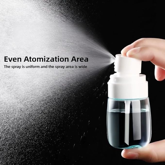 12 Pack 1oz 30ml Travel Spray Bottles TSA Approved - Leakproof Plastic Fine Mist Sprayers for Toiletries, Skincare & Plants, Portable Mini Sprayer Set with Secure Caps & Assorted Colors