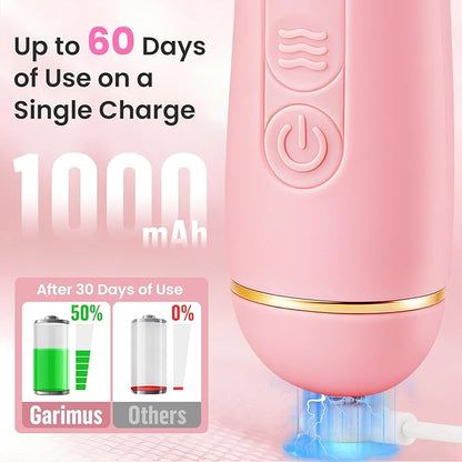 Facial Cleansing Brush Rechargeable, Waterproof Face Scrub Brush for Cleansing (Pink)
