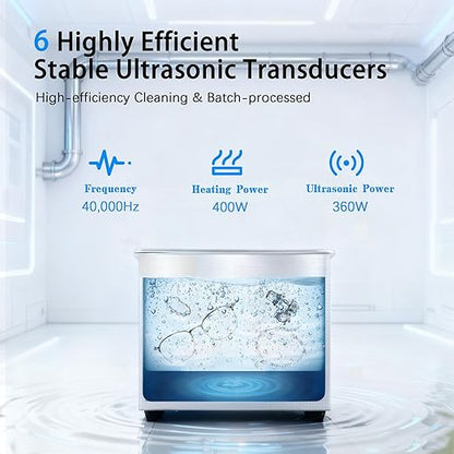 VUA 15L Commercial Ultrasonic Cleaner with Digital Timer & Heater, Professional Ultrasonic Parts Cleaner, 40kHz Ultra Sonic Cleaning Machine for Repairing Tools Industrial Parts Wrench