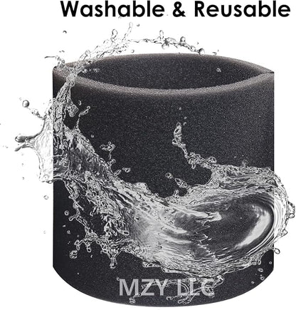 3 Pack 90585 Foam Sleeve Filter Replacements for Shop Vac for Vacmaster & for Genie Shop Wet Dry Vacuums, VF2001 Foam Filter for Wet Dry Vacuum Cleaner