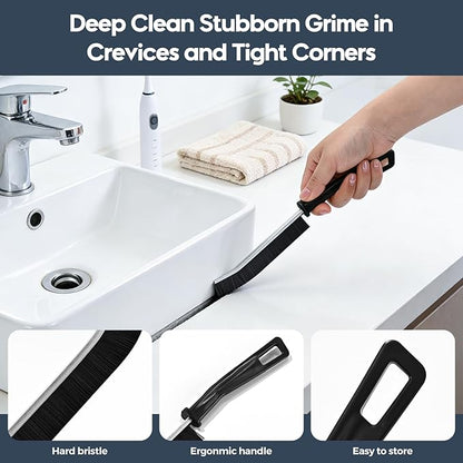 Dryer Vent Cleaner Kit 5 Pcs, Refrigerator Coil Cleaning Brush, Sewer Set Brush, Dryer Lint Cleaner Brush for Flexible Lint Remover, Kitchen Sink, Bathroom Clog, Toilet, Vent Scrubber