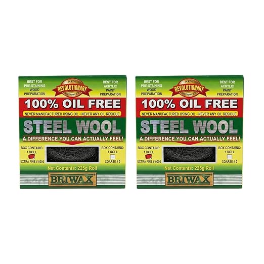 Briwax Oil-Free Steel Wool 0000 (Тwо Расk)