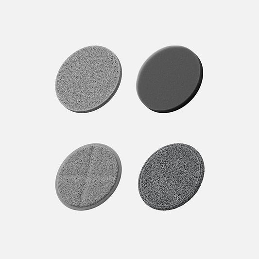 HOTO 4 Pcs Replacement Pads, Compatible with HOTO Flexi™ Cordless Electric Spin Scrubber