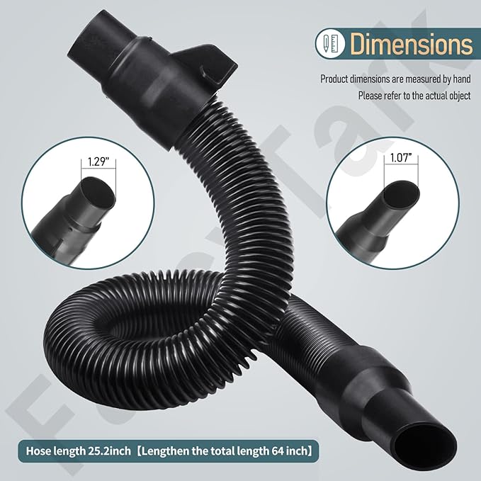14-37-0105 18v/28v Wet/Dry Vac Hose Assembly for 18V Vacuum 0880-20 0970-20 w/Attachments Adapter Kit (Internal Storage)