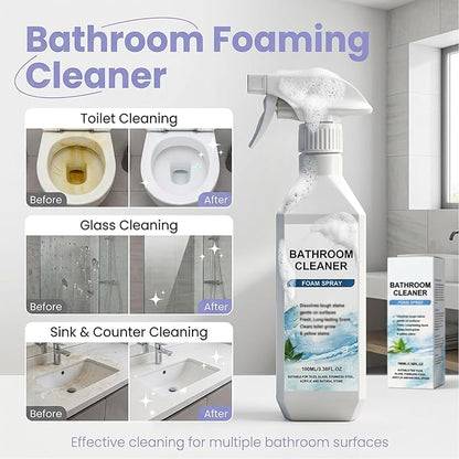 Scale Remover Bathroom Cleaner - 100ml Scale Remover Bathroom Cleaner for Tiles, Glass, Stainless, Steel, Sinks