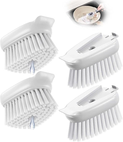 Dish Brush Refills Head for OXO - 4 Pack Dish Brush Cleaning Soap Dispensing Head Replacement for Scrubber, Kitchen Dish Brush Replacement Head for OXO Dish Brush Refill Head