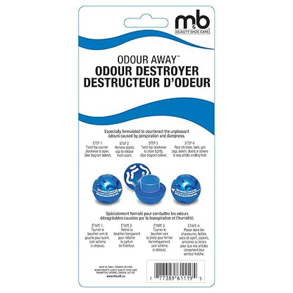 MONEYSWORTH & BEST | SHOE DEODORIZER BALLS | 6 PACK | Odour Blocker, Long-lasting, Fresh Scent | For Sneakers, Shoes, Leather, Gym Bag, & More