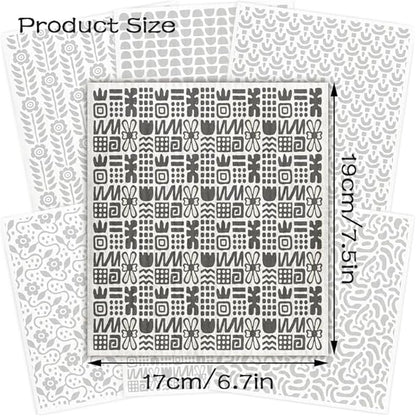 Swedish Dishcloths for Kitchen – 6 Pack Cellulose Reusable Cleaning Paper Towels – Soft, Quick-Drying, Washable Dish Rags for Kitchen, Counters & More (Black Texture)