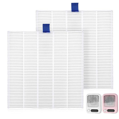 2PACK Reusable Nail Dust Collector Filter, Replacement Filters Compatible with Nail Duster Collector, Powerful Nail Vacuum Nail Filters, Nail Dust Extractor Replacement, Easy to Clean 5.51x5.31inch