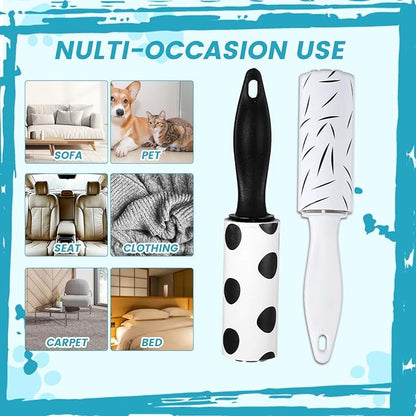 20 Pcs Bulk Mini Lint Roller for Pet Hair and Clothes Lint Roller Travel Size Removers Sticky Removing Tool for Travel, Gift Bags, Furniture, Car Seat