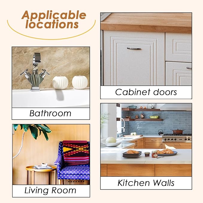 2 Pack Wall Mounted Trash Bag Dispenser, Small Plastic Garbage Bag Holder Organizer, Adhesive No Drill Storage Box for Kitchen Cabinet, Under Sink, Bathroom (Beige)