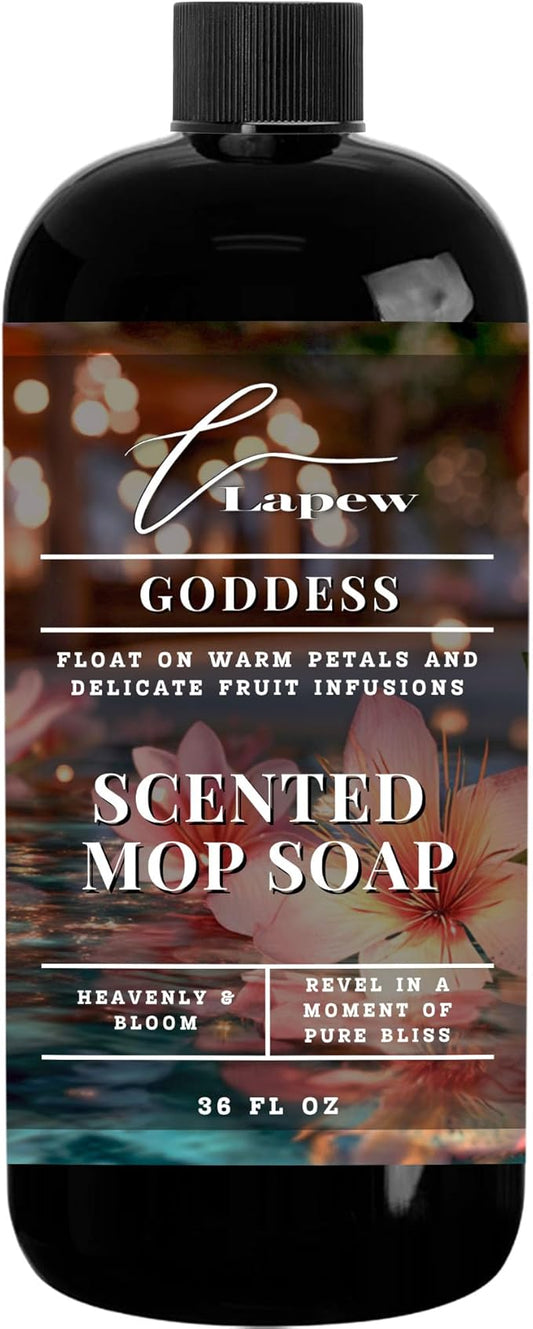 Lapew Goddess Scented Mop Soap - Sweet Grace Type | Luxury Floor Cleaner Concentrate for Mopping Tile, Laminate, Vinyl & Hardwood | Streak-Free, Low-Foam | 36 oz