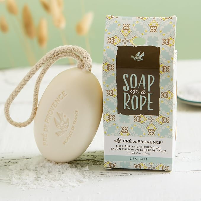 Pre de Provence Soap On a Rope, Sea Salt, 200 Gram