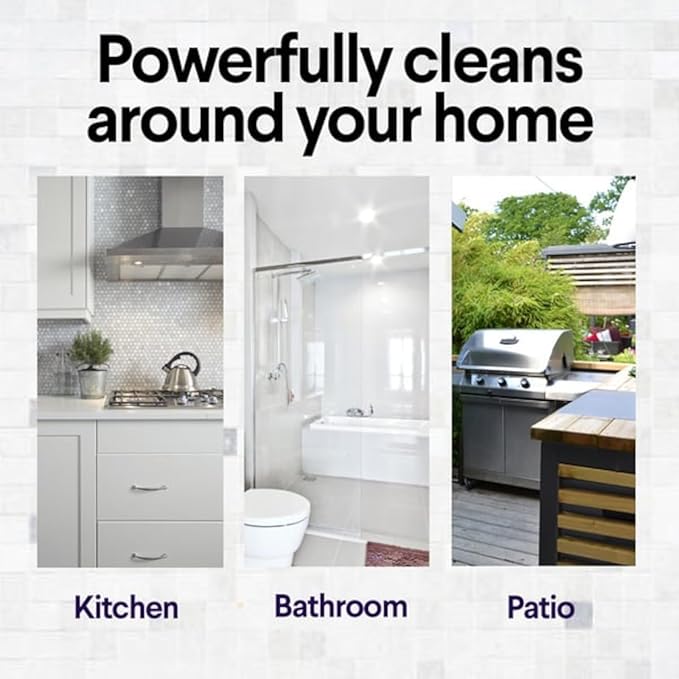 409 Multi Surface Cleaner Spray Refill, Antibacterial All Purpose Cleaner & Disinfectant Spray Kills 99.9% of Germs, Kitchen Bathroom Degreaser, 64 Oz Bottle bundled with Microfiber Cleaning Cloth