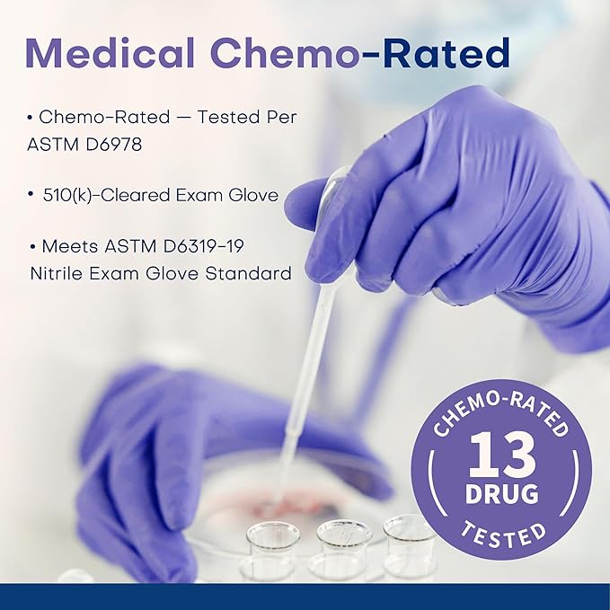 Supmedic Medical Soft Max™ Nitrile Disposable Gloves, 100 Ct Latex-Free Powder-Free Food Safe Cooking Cleaning Lab Exam Glove