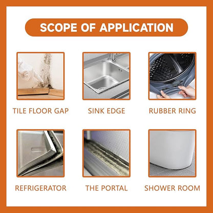 JoanofArc Remover Gel, Highly Effective In Penetration, Safe Formula That Does Not Damage The Surface, Suitable For Bathroom And Kitchen Tile Gaps, Wall Cleaning, 90g
