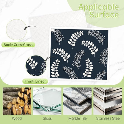 Swedish Dishcloths for Kitchen, 5 Pack Leaf Reusable Paper Towels with 3 Hooks, Washable Dish Cloth Set, Absorbent Cleaning Cloths for Home Washing Dishes Housewarming Gifts for Friend