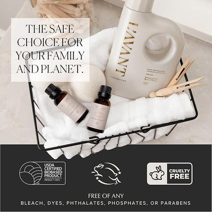 L’AVANT COLLECTIVE | Essential Oils for Laundry | Dryer Balls Scents, Scented Fragrance Essential Oil Drops | Concentrated Fabric Scent Booster for Clothing Care | 1 oz | Blushed Bergamot