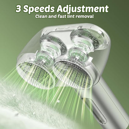 Fabric Shaver, Rechargeable Double-Head Lint Remover, Electric Lint Shaver and Clothing Shaver to Remove Pillings and Fuzz Easily
