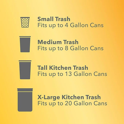 Glad Trash Bags, 13 Gallon, 34 Count (Pack of 2) | ForceFlex MaxStrength | Tall Kitchen Drawstring | Beachside Breeze Scent