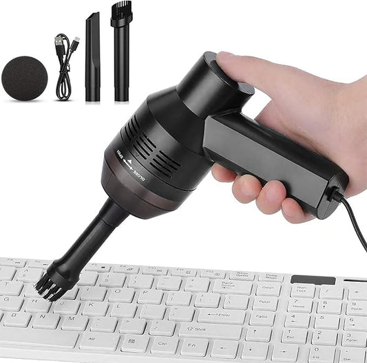 Portable Mini Handheld USB Keyboard Vacuum Cleaner Keyboard Cleaner Kit for Laptop Desktop PC, Cordless Mini Computer Vacuum, Cleaning Dust, Hairs, Crumbs, Scraps, Ash for Laptop, Computer (#01)