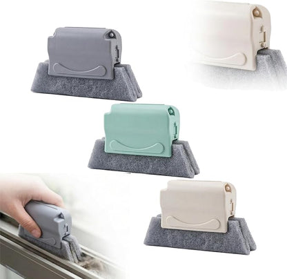 Window Track Cleaning Brush Set, Magic Window Groove Cleaner Tool for Sliding Door Tracks, Blinds & Baseboards, Gap Crevice Cleaning Brushes for Tile Lines, Shower Slots & Car Vents (Mixed)