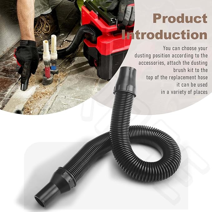 14-37-0160 Vac Hose Accessories/Hose Adapter Kit Compatible with 0880-20 18V 2 Gallon Wet/Dry Vacuum, Replace older 0880-20 (Note: Outside storage Vaccum Cleaner)