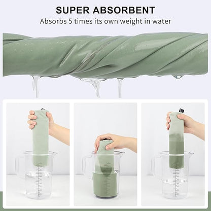 Rainleaf Microfiber Towel Perfect Travel & Gym & Camping Towel. Quick Dry - Super Absorbent - Ultra Compact - Lightweight. Suitable for Trip, Beach, Shower, Backpacking, Pool