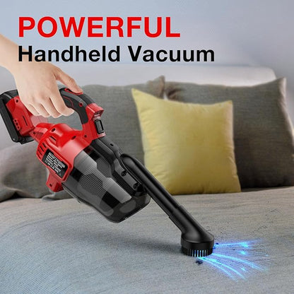 TengXcel Cordless Vacuum Cleaner for Milwaukee 18V Battery, Handheld Vacuum Cleaner for Home Car Hardwood Floor Carpet, Portable Shop Vacuum with Washable HEPA Filter(No Battery)