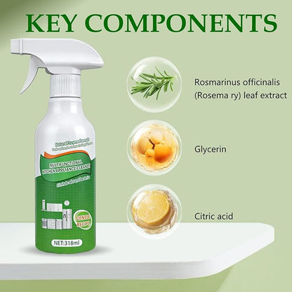 Kitchen Cleaner Remover Spray,Multifunctional Kitchen Appliance Cleaner,Kitchen Enzyme Cleaner,For Cooktop,Stove,Oven,Microwave & Oil Stains-636ml