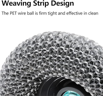 Comfort Grip Soap Dispensing Kitchen Scrub, Dish Brush with Soap Dispenser, Steel Wool Scrubber for Dishes Pans Kitchen Sink Bathtub Tile and Household (1pc-10)
