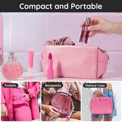 Segbeauty Atomizer Sprayer for Perfume, 5pcs 20ml Empty Cologne Travel Bottle Refillable, Glass Perfume Bottles Sprayer Pocket Sample Spray Bottle for Fragrance Cosmetic Toiletries Liquid Mixture