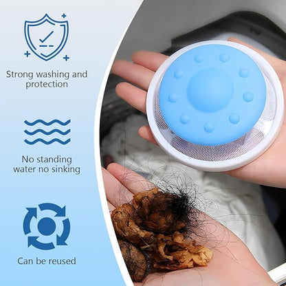 2026 Upgraded Pet Hair Remover for Laundry, Lint Catcher for Washing Machines, Laundry Pet Hair Catcher, Cat and Dog Hair Washing Machine Catcher 3PCS，for Use with Top-Loading Washing Machines；