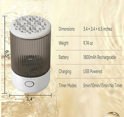 Electric Makeup Brush Cleaning Machine, Multi Functional Integrated Makeup Brushes Cleaner, One Click Start, Suitable for Various Makeup Brushes & Tools